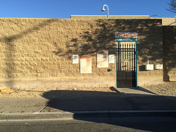 Las Vegas Detention Center Visitation Entrance